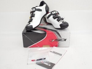 【未使用展示品】SIDI/シディ ロードシューズ ALBA 2 アルバ WHITE/BLACK Size 42(EUR) 26.5cm(JP) 元箱付 ◆ 701A4-38