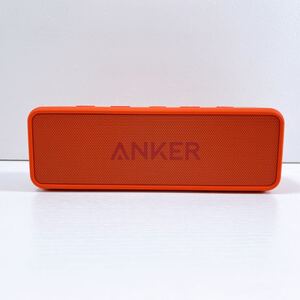 124【中古】ANKER SoundCore A3102 アンカー サウンドコア ワイヤレス ポータブルスピーカー オレンジ Bluetooth 動作確認済み 現状品