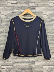 ■送料無料★伊太利屋　 長袖Tシャツ　ロングTシャツ　 カットソー　トップス　レディース　サイズ11　日本製