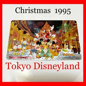 ★未使用★限定★ 東京ディズニーランド クリスマス ミッキー ミニードナルド テレホンカード TDL メタル アニバ レトロ ディズニー テレカ