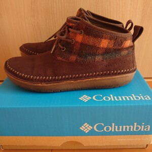 Columbia コロンビア NEWBERRY CHUKKA チャッカブーツ スエード ブラウン チェック YU3618-521 size 25cm