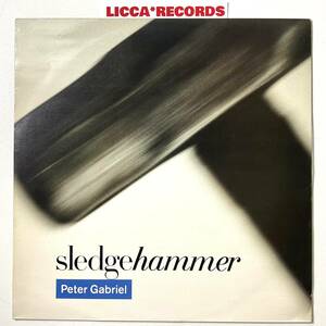 何枚でも同送料 *12” レコード Peter Gabriel Sledgehammer RARE UK 1986 ORIGINAL Virgin PGS112 Daniel Lanois LICCA*RECORDS 363