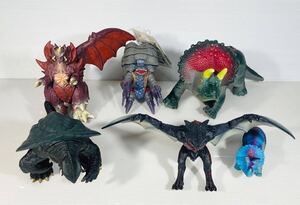 【中古品】ゴジラ、ガメラ、怪獣シリーズフィギュアなと ６体おまとめセット【ype240389】ソフビ ウルトラマン 箱なし 