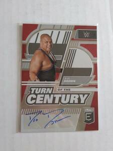 2023 Panini Donruss Elite WWE　D-LO BROWN　Torn of the Century レジェンド直筆サインカード　42/49