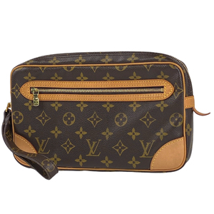 ルイ・ヴィトン Louis Vuitton マルリードラゴンヌ GM クラッチバッグ 手持ち セカンドバッグ モノグラム ブラウン M51825 メンズ 【中古】