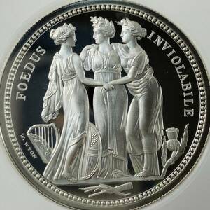 【最高鑑定】2020年 イギリス スリーグレイセス 5ポンド 2オンス 銀貨 NGC PF70 ULTRA CAMEO First Releases ウィリアムワイオン 三美神