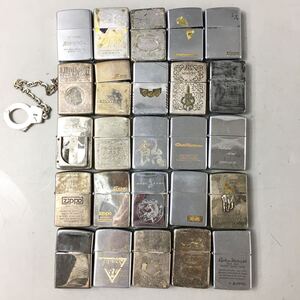 ★E09603/ZIPPO ジッポー/オイルライター/ルパン三世/香港/GUESS ゲス 等/1989 他/まとめて/計25点セット/不着火す