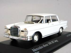 ■1円～ ミニチャンプス 1/43 Mercedes-Benz 300 SE lang 1965（White）メルセデス ベンツ 300 SE PMA MINICHAMPS ミニカー モデルカー