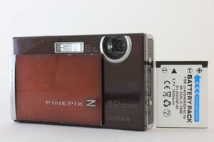 【動作良品】富士フィルム FUJIFILM FINEPIX Z100fd ブラウン動作確認済 バッテリー