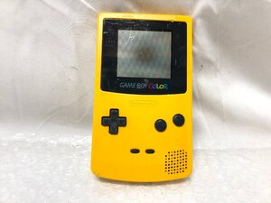 k079*80 【現状品】 1円～ Nintendo ニンテンドー ゲームボーイ カラー 本体のみ イエロー 動作不良 ジャンク