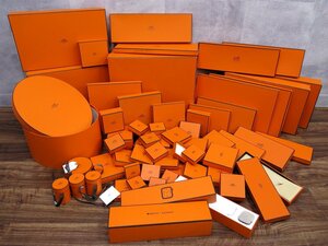 ◆超美品◆HERMES エルメス◆箱 ボックス BOX 58点 まとめ売り◆空箱◆オレンジ◆小物 ジュエリー◆梱包 ラッピング◆正規品◆A5565