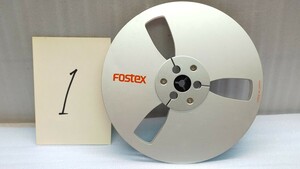 【倉庫整理】レア Fostex フォステクス 7号 1/4インチ幅 メタルリール 空リール 9007 ? その① シルバー/銀[7