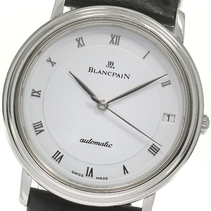 ブランパン Blancpain PT950 デイト 自動巻き メンズ 保証書付き_817405