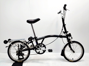 ▼▼ブロンプトン BROMPTON M3L 2006年10月購入車体 クロモリ フォールディングバイク 折りたたみ自転車 3速 ブラック