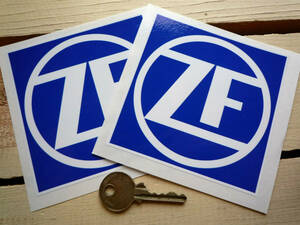 ★送料無料★ZF Gearboxes Racing Car STICKER ステッカー デカール 100mm 2枚セット