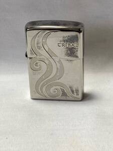 中古ZIPPO ジッポー　CRiBAL(トライバル)型番Gー11(内型番Fー−11)シルバーカラー 鏡面