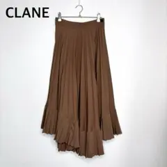 美品◎ CLANE 3way DOUBLE LAYER PLEATS SKIRT