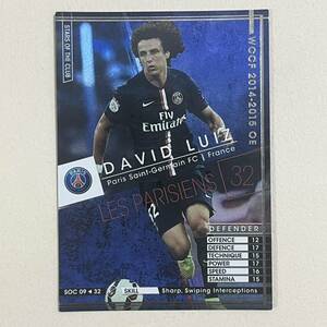 ♪♪WCCF 14-15 SOC ダビド・ルイス David Luiz Paris Saint-Germain 2014-2015♪三点落札で普通郵便送料無料♪