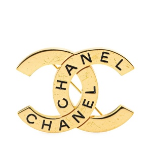 中古 シャネル ブローチ ヴィンテージ ココマーク メッキ ABランク ゴールド レディース CHANEL 【送料無料】【西神店】