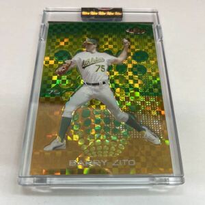 Barry Zito 2004 Topps Finest Gold Xfractor SP /139