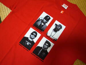 【送料無料】激レア★SUPREME シュプリーム★2007s/s [MUGSHOTS TEE]×PUBLIC ENEMY マグショット プリント Tシャツ★RED★M