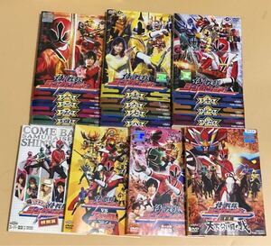 侍戦隊シンケンジャー 11巻(vol.9欠品) 劇場版など 4巻 全15巻セット　管理番号21180 DVD レンタル落ち　特撮 松坂桃李