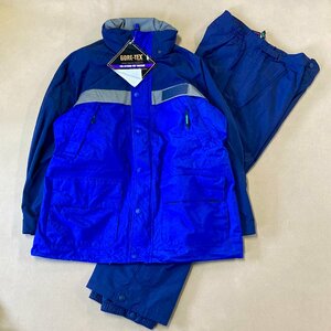 ★Eddie Bauer エディーバウアー EBTEK GORE-TEX ゴアテックス スキーウェア スノーボード セットアップ ジャケット ブルー サイズL 1.66kg