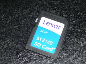 動作保証！Lexar SDカード 512MB