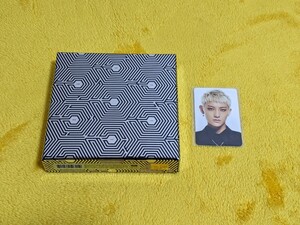 EXO-M 韓国盤ミニアルバム 2nd Mini Album Overdose CD 中国語ver トレカ タオ 中古品*シウミン チェン ルハン レイ クリス