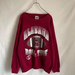 90s ALABAMA ROLL TIDE カレッジロゴ スウェット アメフト