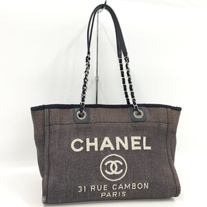 ●シャネル CHANEL ドーヴィル MM ショルダーバッグ デニム [Jコレ]A16UE66