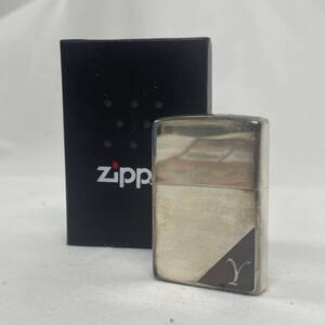 ☆★【ほぼ未使用品】ジッポ　Zippo　オイルライター　シルバー　USA製　BRADFORD.PA.　Y★☆