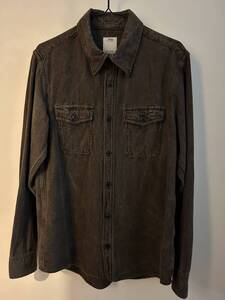 visvim★BLACK ELK FLANNEL ND MUD /M