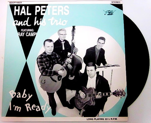 ほぼ新品同様★ 廃盤 LP レコード ★1991年 オリジナル盤★ HAL PETERS and his trio Featuring Ray Campi ★ フィンランド ネオロカビリー