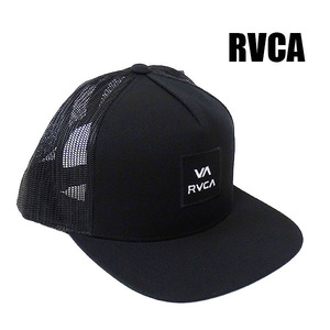 RVCA/ルーカ VA ALL THE WAY TRUCKER HAT BLACK CAP/キャップ HAT/ハット 帽子 日よけ [返品、交換及びキャンセル不可]