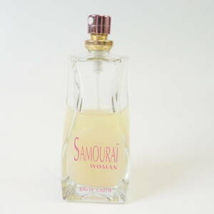 中古フレグランス★アランドロン SAMOURAI WOMAN サムライ ウーマン オードトワレ グリッター 香水 40mL