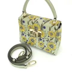 【未使用級】FURLA フルラ 1927 トップハンドル ミニ レザー 2WAY