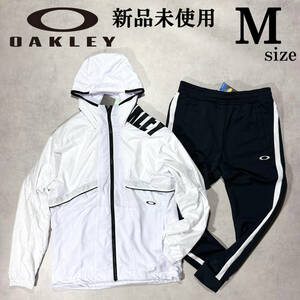 新品 Msize オークリー 上下セットアップ ジャケット パンツ パーカー OAKLEY ウィンドブレーカー ジョガーパンツ ストレッチ ランニング