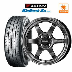 サマータイヤ ホイール 4本セット ボルク TE37 KCR PROGRESSIVE MODEL YOKOHAMA ブルーアースイーエス ES32 165/55R15