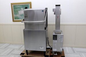 使用僅か！23年製 ホシザキ星崎 食器洗浄機 ドアタイプ JWE-680C LPプロパンガス ブースター付 3相200V 大型 ハイパワー 店舗厨房業務用