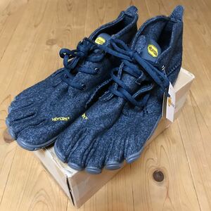 未使用品 Vibram FiveFingers ファイブフィンガーズ CVT-WOOL Navy/Grey Size 42