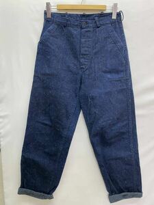 20240930【TCBjeans】ティーシービージーンズ デニム ジーンズ 無地 パンツ インディゴ USN SEAMENS trousers