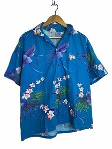 BaReFooT In PaRaDISE/アロハシャツ/XL/コットン/BLU