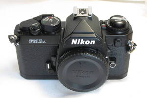 外観美品 Nikon FM3A ブラックボディ マニュアルニコン