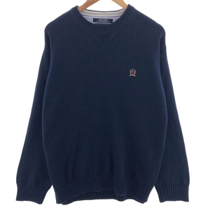 古着 トミーヒルフィガー TOMMY HILFIGER コットンニットセーター メンズXXL /eaa390435 【SS2406】