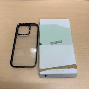 y060416m CASETiFY コンパクト iPhone 15 Pro ケース [MIL規格準拠 (2x MIL-STD-810G) / 1.2mからの落下テストをクリア] - クリア ブラック