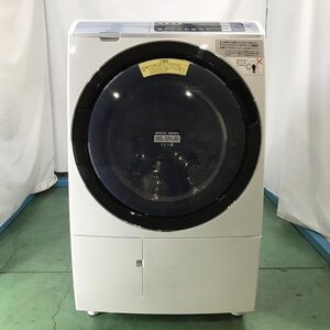 【中古品】 日立 / HITACHI ビッグドラム スリム BD-SV110AL ヒートリサイクル 風アイロン 左開き 2017年製 11kg ホワイト 30017206