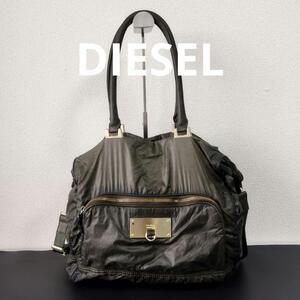 DIESEL ディーゼル 2way ショルダーバック ナイロン 大型