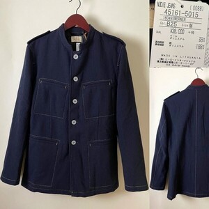 ★【新品 定価41800円】リトアニア製 Nudie Jeans ヌーディー ジーンズ WERNER UNIFORM JACKET ワーナー ウール ナポレオン ジャケット M