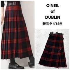 【新品】O’NEIL OF DUBLIN 別注 ラッププリーツマキシスカート S